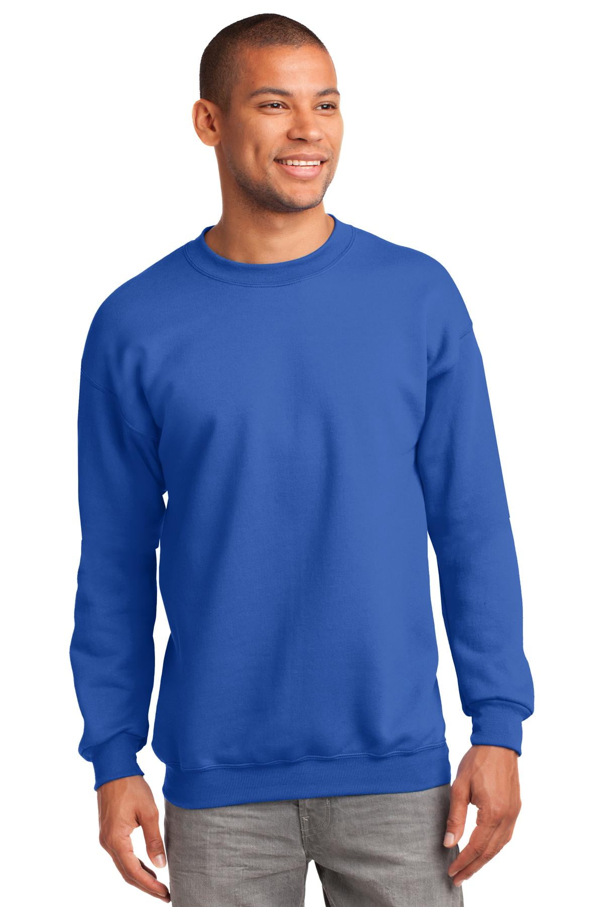 Port & Company Tall Crewneck Sweatshirt (PC90T) Royal Blue, 4XLT ...