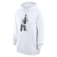 thumbnail image 2 of Women's G-III 4Her by Carl Banks White San Antonio Spurs Basketball Girls Fleece Pullover Hoodie, 2 of 3