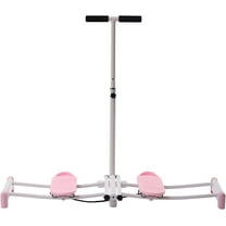 Leg Trainer Ski Training Machine Pelvic Floor Muscle Inner Thigh Exerciser Ski Exercise Strength Training Leg Machine with Double-Bearing Pulley Leg Exercise Equipment for Home