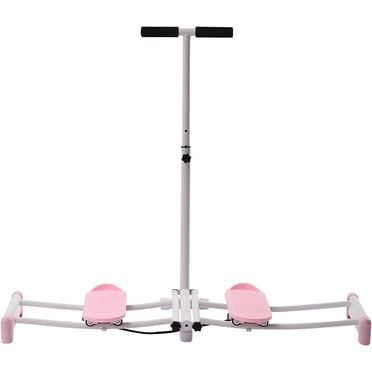 Leg Trainer Ski Training Machine Pelvic Floor Muscle Inner Thigh Exerciser Ski Exercise Strength Training Leg Machine with Double-Bearing Pulley Leg Exercise Equipment for Home