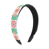 Unique Bargains 1 Pc Headband Jacquard Embroidery Hair Accessories for Women Green