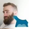 thumbnail image 4 of NIBOLOG Beard Shaper Smooth Skin Safe Plastic Multi-liner Beard Shaper Template for Family, 4 of 7