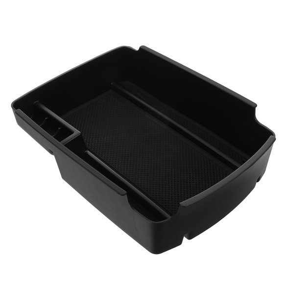 BESTYASH Organizadora Para Consola Central Auto Con Caja De Almacenamiento Y Soporte De Negro