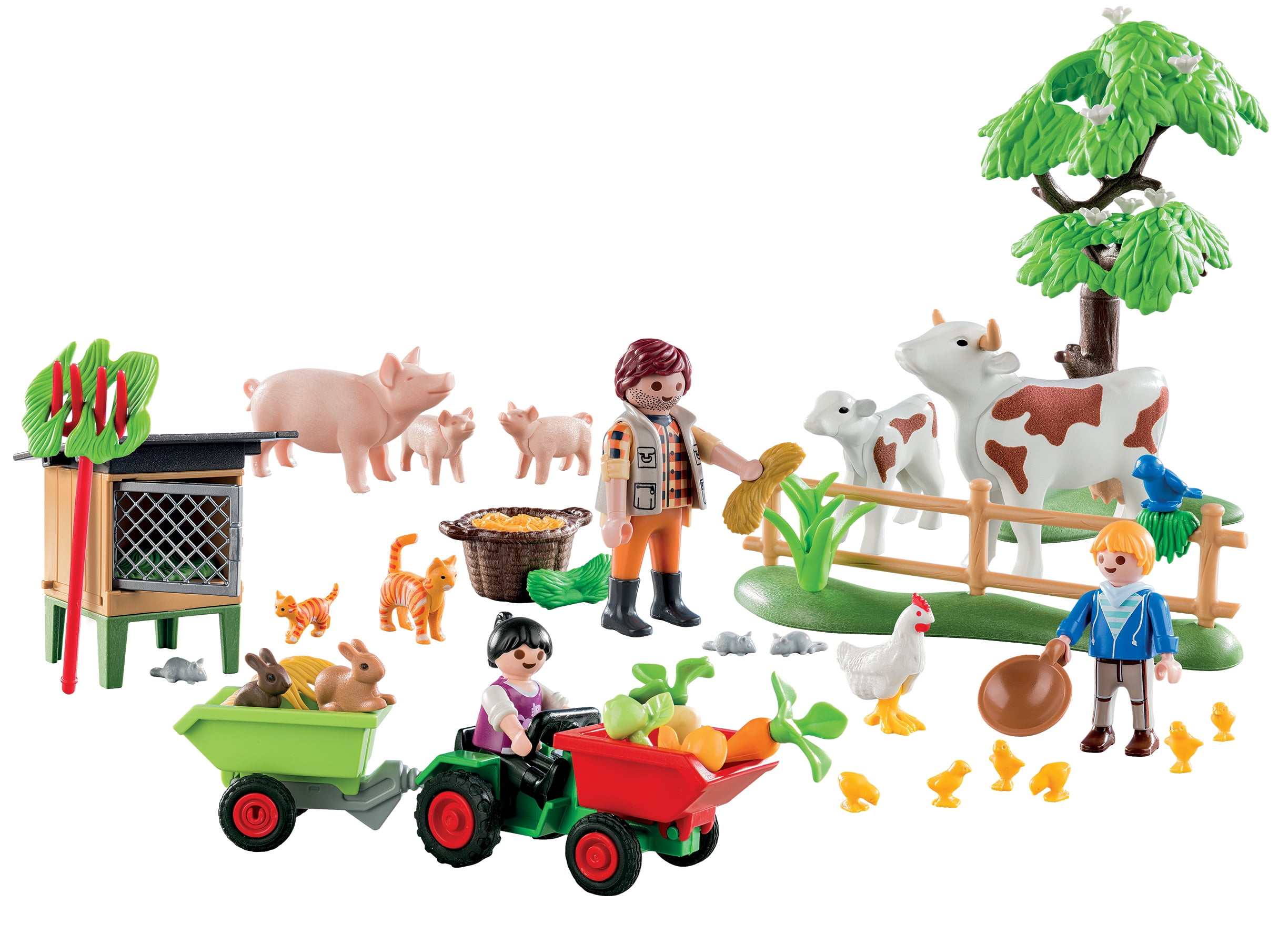 Pink Pig Grass & Piglets Playmobil      Animal Clinic / Zoo / Farm NEW 