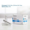 thumbnail image 5 of McKesson AAA Batteries, Long-Lasting Alkaline Power Batteries, 1.5 V, 24 Count, 25 Packs, 600 Total, 5 of 9