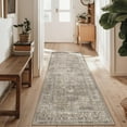 thumbnail image 1 of vfytbgnhj 8X10 Area Rugs for Living Room Bedroom Dining Room  Machine Washable Rug Floor Cover  Print Vintage Aesthetic Carpet  Low Pile Area Rug with Non Slip Rubber Backing  Blue, 1 of 7