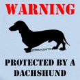 thumbnail image 2 of CafePress - Protected By A Dachshund Body Suit - Long Sleeve Cotton Baby Bodysuit, 2 of 4