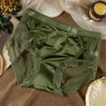 thumbnail image 6 of Elainilye Fashion Womens Panties Breathable Comfortable Soft and Sexy Lace Satin Underwear Briefs Panties,Green, 6 of 9