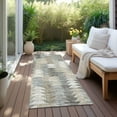 thumbnail image 6 of Addison Rugs Chantille Indoor/Outdoor Transitional Modern Taupe Washable Runner Rug, 2'3" x 7'6", 6 of 6