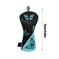 thumbnail image 2 of KNFATEQVEDG Club Head Covers Set Stylish Wood Driver Protector with Design Unique Floral Pattern for Men Women Canada Day, 2 of 5