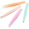 thumbnail image 3 of SWETRACE 4Pcs Eyebrow Tweezers Pointed Set Stainless Steel Hair Removal for Women Men Personal Grooming, 3 of 7
