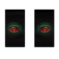 thumbnail image 2 of Halloween Eyes for Windows, Black Window Treatment Eye Halloween Window Posters Silhouette for Bedroom Living Room, 35x 59 Inches, 2 of 6