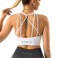 thumbnail image 4 of NVGTN Galaxy Ribbed Seamless Bra Spandex Top Woman Fitness Elastic Breathable Breast Enhancement Leisure Sports Underwear, 4 of 7