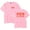 Pink, variant on Josiah Queen Mt Zion T-Shirt Women Men Casual Crewneck Short Sleeve Fashion Tee