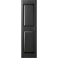 thumbnail image 2 of 14 3/4"W x 55"H EverColor Raised Panel Exterior Vinyl Shutters, w/Installation Shutter-Lok's & Matching Screws (Per Pair), Black, 2 of 9