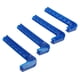 thumbnail image 3 of 4 protectores para patines de hielo, antideslizantes, de plástico suave, ajustables, cubiertas para patines de Hockey para el hogar, color azul, 3 of 8