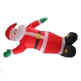 thumbnail image 6 of NFTIGB Inflatable Santa Claus Waterproof Built in LED Christmas Outdoor Decoration with Green Hands for Lawn Yard 100-240V US Plug, 98.4 inches / 250 cm, 6 of 7