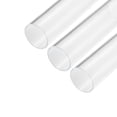 thumbnail image 1 of Unique Bargains Acrylic Pipe Clear Rigid Round Tube 3pcs 42mm ID 45mm OD 6' for Lamps and Lanterns, Water Cooling System, 1 of 6