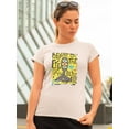 thumbnail image 2 of Beauty Abstract Art T-Shirt Women -Image by Shutterstock, Female Large, 2 of 4