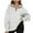 Gray##1, variant on Zip Up Sweatshirt for Women Loose Fit Solid Color Sweatshirts Round Neck Fall Pullover Tops Workout Long Sleeve Shirts Womens Sweatshirts Under $10