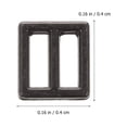 thumbnail image 2 of FRCOLOR Bouton en Métal diy 100 Pcs Mini Boucle Réglable pour Poupée, 0.16"X0.16"X0.04 Pouces, 2 of 4