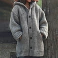 thumbnail image 3 of BOOMILK Sweater Jacket for Women Plus Size Fall Winter Thick Solid Knit Mid Length Coat, 3 of 3