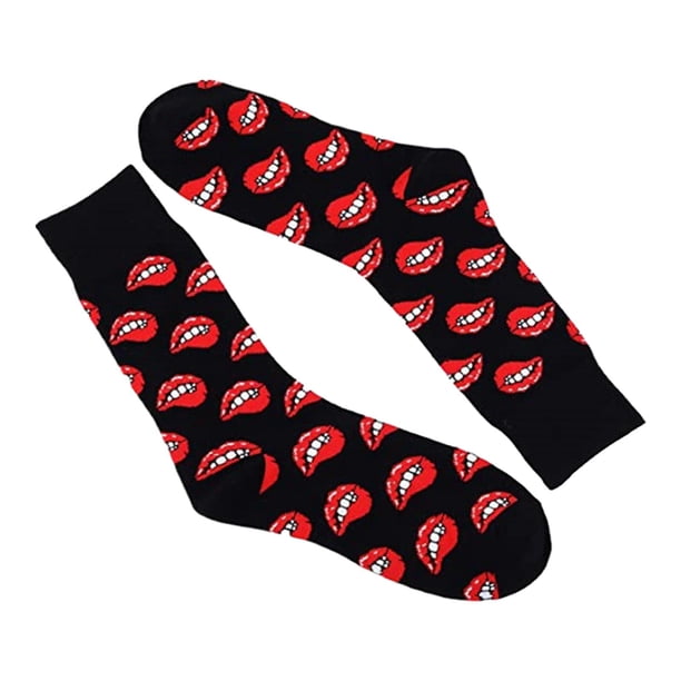 Calcetines de Tubo Medio Salvador Regalos del Día de San Valentín Otoño/Invierno Cómodos y Divertidos Estilo D