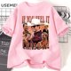 thumbnail image 5 of If You Feel It Chase It para hombre y mujer, Camiseta estampada de manga corta de algodón, ropa de calle de moda de los 90, 5 of 5