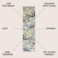 thumbnail image 3 of JONATHAN Y CONTEMPORARY POP 2 x 8 Runner Rug, Pebble Marbled Abstract - Blue/Beige, CTP113B-28, 3 of 10