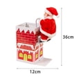 thumbnail image 2 of KelaJuan Electric Climbing Stairs Santa Claus Climbing Rope Christmas Tree Ornament Festival Decoration, 2 of 6