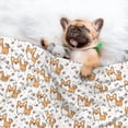 thumbnail image 3 of Disketp Corgi with Hearts Dog Blanket/Bed Cover for Dogs and Cats,Puppy Essentials-Medium, 3 of 8