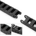 thumbnail image 3 of Unique Bargains R18 10mm x 20mm Black Plastic Cable Wire Carrier Drag Chain 1M Length for CNC, 3 of 7