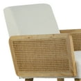 thumbnail image 7 of Aurele Gray Faux Leather Armless Accent Chair with Black Metal Legs, 7 of 7