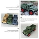thumbnail image 4 of 2 piezas de camión de inercia, modelo de camión militar, juguete para bebés y niños., 4 of 8