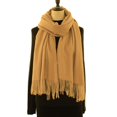 thumbnail image 6 of LEKODE Long Scarves for Women Thick Shawl Pashmina Shawls Winter Scarf for Women Womens Scarfs Scarf for Women Winter Womens Scarves Khaki One Size, 6 of 6