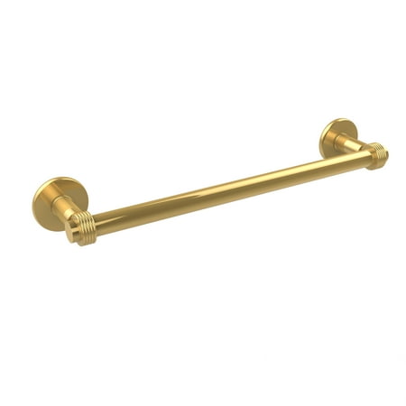 Continental Collection 36-in Towel Bar with Groovy Detail in Satin Chrome