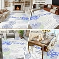 thumbnail image 5 of Rectangle Area Rugs 8 x 10 Ft, Coastal Purple Non-Slip Residential Carpet, Ocean Coral Starfish Jellyfish Seahorse Indoor Crawling Mats Runner Rugs for Living Room/Dining Room/Bedroom, 5 of 8