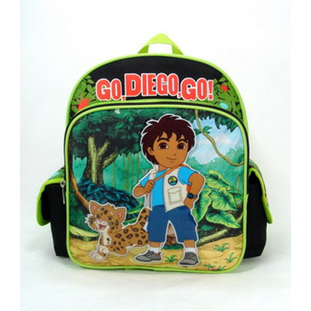 Go Diego Go Small Backpack Go Diego Green Jungle (Diego & Tiger