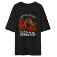 thumbnail image 4 of CONZONE Mens Horse Racing Tshirts Short Sleeve T-Shirts for Men Crew Neck Letter Graphic Y2K Casual Summer Tee Tops, 4 of 4