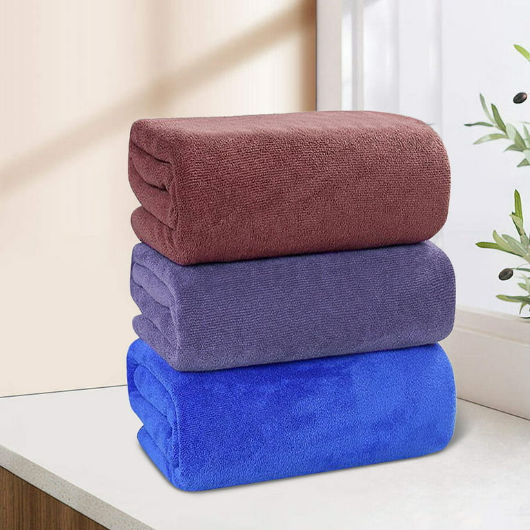 Bath Towels Large Microfiber Soft Absorbent Spa Shower Travel Body