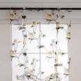 thumbnail image 3 of Floral Roman Curtain Semi Sheer Window Shade Sling Tie Blinds for Living Room Balcony Bedroom 1 x 1.6m (Yellow), 3 of 3