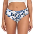 thumbnail image 1 of Balery Beautiful Butterflies Ropa Interior de Algodón para Mujer con Dibujo – Braguitas Cómodas y Elásticas, Estilo Clásico-3X-Large, 1 of 6