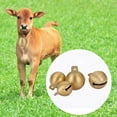 thumbnail image 4 of Durable Round Cow Sheep Horse Copper Bells Animal Husbandry Brass Bell Grazing 48MM, 4 of 8