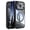 Black, variant on Decase Clear Case for iPhone 17 Pro 2025,Shockproof Rotate Stand Case,Bulit-in Full Lens Protector,Slim Transparent Back Cover,Rugged Phone Case with 2x Privacy Screen Glass Flim,Blue