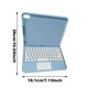 thumbnail image 3 of Funda con teclado TanChengg para 9.ª generación (2021), 8.ª generación y 7.ª generación de 10,2 pulgadas con panel táctil desmontable y soporte para lápiz. Funda para S22 de 9.ª, 8.ª y 7.ª generación, 3 of 7