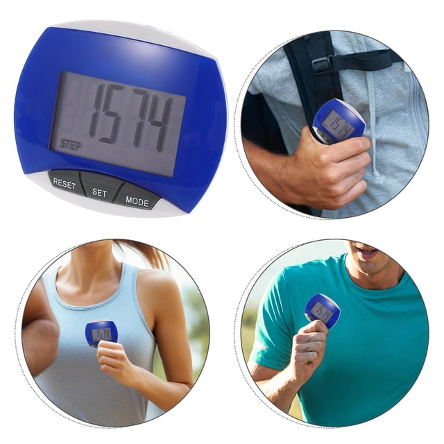 OULII Podomètre Bleu pour Hommes Activités Extérieures 1Pcs