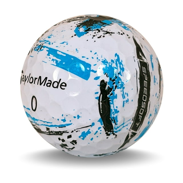 24 Taylormade Speedsoft Ink Pristine Blue by Mulligan Golf Balls - Used Golf Balls