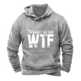 thumbnail image 2 of pstuiky camisas de manga larga para hombre, Sudadera con capucha y bolsillo de manga larga de color liso con estampado para hombre camisetas de hombre l, 2 of 3