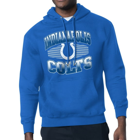 Men's Starter Royal Indianapolis Colts Team Grit Graphic Hoodie