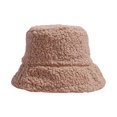 thumbnail image 1 of Sombreros cloché vintage, cálido, sintética, de lana, elegante, sombrero de cub mujeres al aire libre, sombrero de cordero - Beige Sunnimix sombrero de pescador, 1 of 7